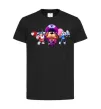 Детская футболка Brawl Stars персонажи Черный фото