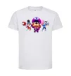 Детская футболка Brawl Stars персонажи Белый фото