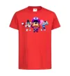Детская футболка Brawl Stars персонажи Красный фото