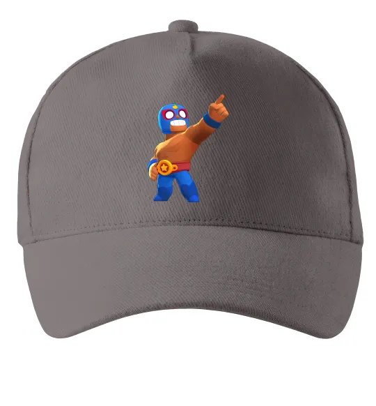 Кепка Brawl Stars El Primo Серый фото