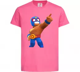 Детская футболка Brawl Stars El Primo Ярко-розовый фото