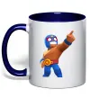 Чашка с цветной ручкой Brawl Stars El Primo Глубокий темно-синий Чашка с цветной ручкой Brawl Stars El Primo Глубокий темно-синий фото