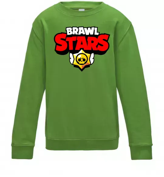 Дитячий світшот Brawl Stars logo Лаймовий фото