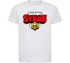Дитяча футболка Brawl Stars logo Білий фото