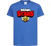 Дитяча футболка Brawl Stars logo Яскраво-синій фото
