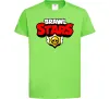 Дитяча футболка Brawl Stars logo Лаймовий фото