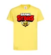 Дитяча футболка Brawl Stars logo Лимонний фото