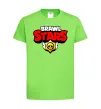 Дитяча футболка Brawl Stars logo Лаймовий фото