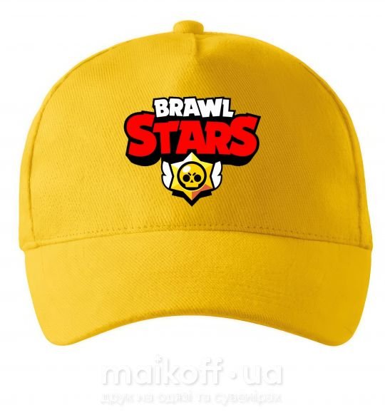 Кепка Brawl Stars logo Солнечно желтый фото