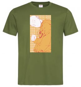 Мужская футболка One Punch Man yellow Мужская футболка One Punch Man yellow