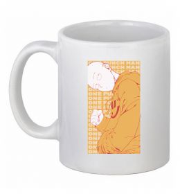 Чашка керамическая One Punch Man yellow