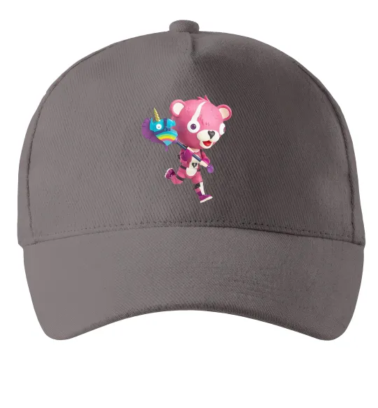 Кепка Фортнайт капитан по обнимашкам Серый фото