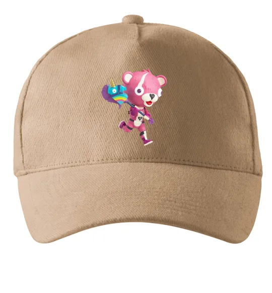 Кепка Фортнайт капитан по обнимашкам Песочный фото