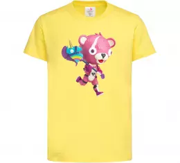 Дитяча футболка Фортнайт капитан по обнимашкам Лимонний фото