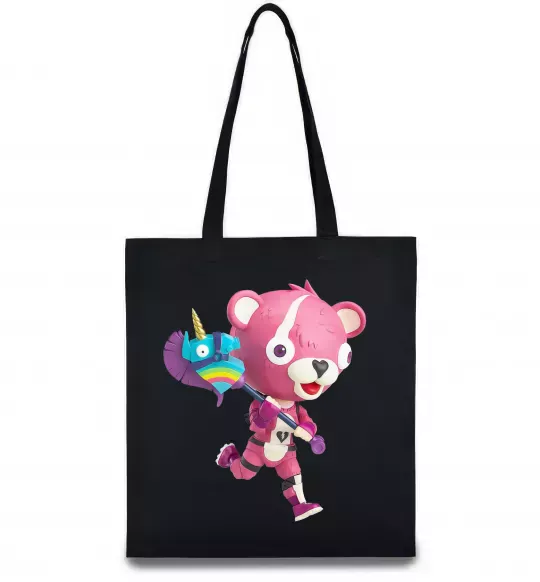 Эко-сумка Фортнайт капитан по обнимашкам Черный фото