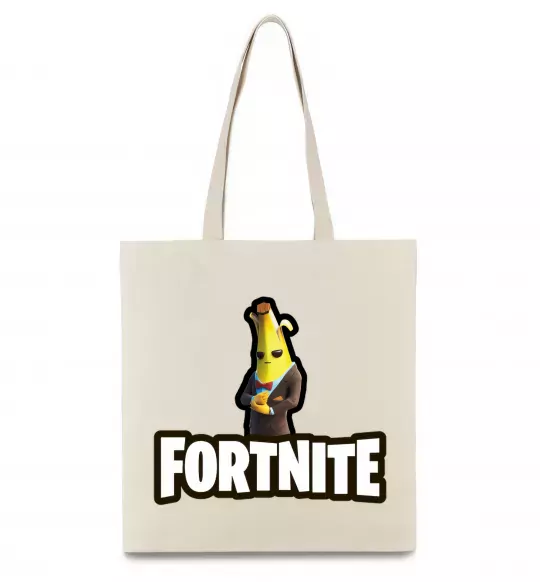 Еко-сумка Фортнайт банан Бежевий фото