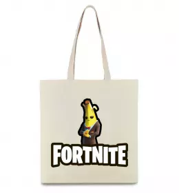 Эко-сумка Фортнайт банан Бежевый фото