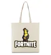 Еко-сумка Фортнайт банан Бежевий фото