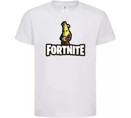 Детская футболка Фортнайт банан Белый фото