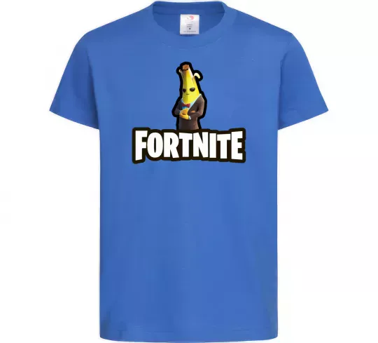 Детская футболка Фортнайт банан Ярко-синий фото