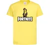 Детская футболка Фортнайт банан Лимонный фото