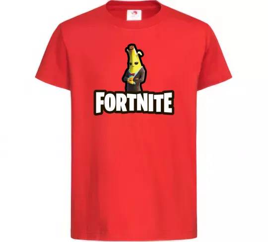 Детская футболка Фортнайт банан Красный фото