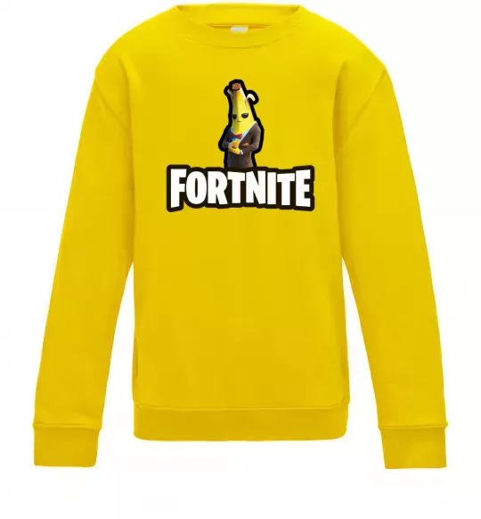 Дитячий світшот Фортнайт банан Сонячно жовтий фото