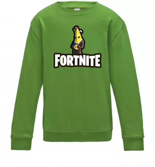 Дитячий світшот Фортнайт банан Лаймовий фото