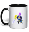 Чашка с цветной ручкой BRAWL STARS Rogue Mortis Черный фото