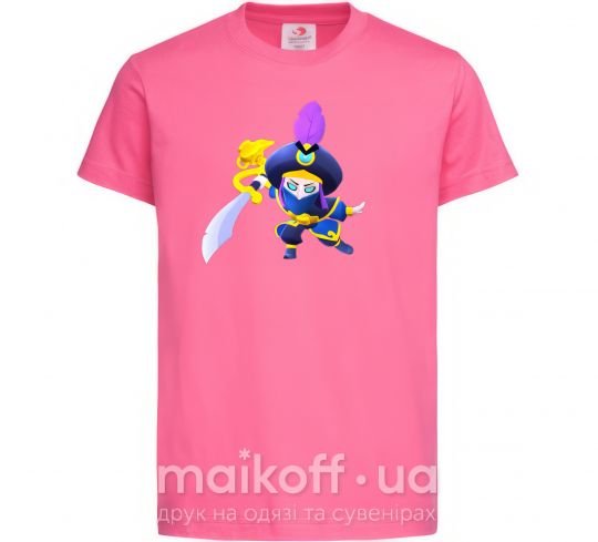 Дитяча футболка BRAWL STARS Rogue Mortis Яскраво-рожевий фото