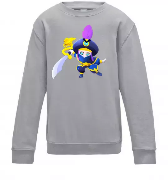 Детский Свитшот BRAWL STARS Rogue Mortis Серый меланж фото