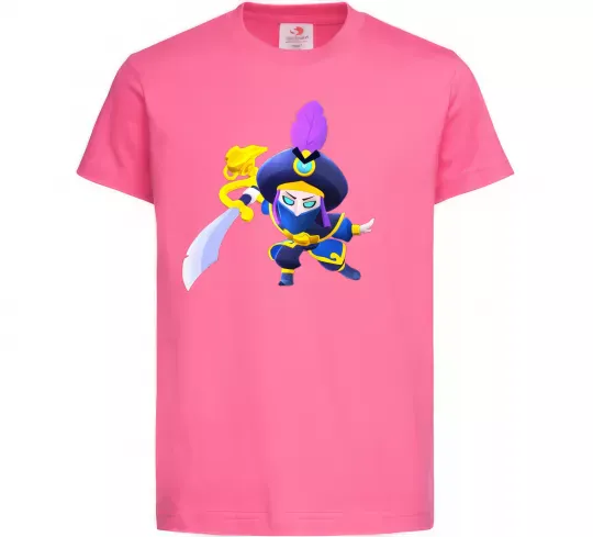 Дитяча футболка BRAWL STARS Rogue Mortis Яскраво-рожевий фото