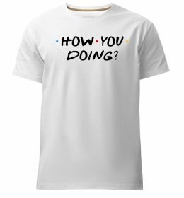 Мужская премиум футболка Friends how you doing