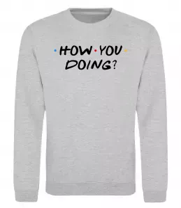 Свитшот Friends сouch Серый меланж фото