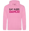 Жіноча толстовка (худі) Eat sleep dance Рожевий Жіноча толстовка (худі) Eat sleep dance Рожевий фото