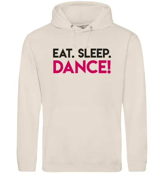 Женская толстовка (худи) Eat sleep dance Таш фото