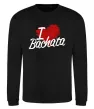 Свитшот I love bachata Черный фото