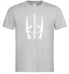 Чоловіча футболка Автомат герб Сірий фото