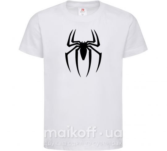 Детская футболка Spiderman logo Белый фото