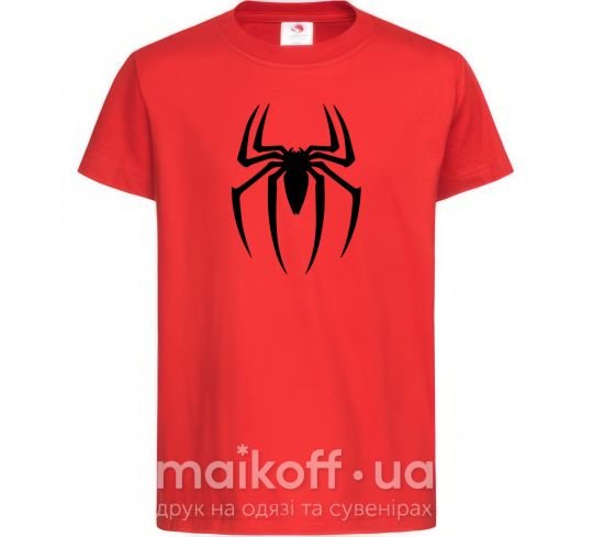 Детская футболка Spiderman logo Красный фото