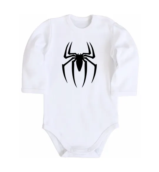Дитячий бодік Spiderman logo Білий фото
