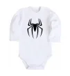 Дитячий бодік Spiderman logo Білий фото