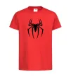 Детская футболка Spiderman logo Красный фото
