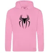Чоловіча толстовка (худі) Spiderman logo Рожевий фото