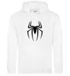 Чоловіча толстовка (худі) Spiderman logo Білий Чоловіча толстовка (худі) Spiderman logo Білий фото