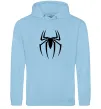 Чоловіча толстовка (худі) Spiderman logo Блакитний фото