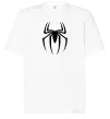 Футболка Оверсайз Spiderman logo Білий фото