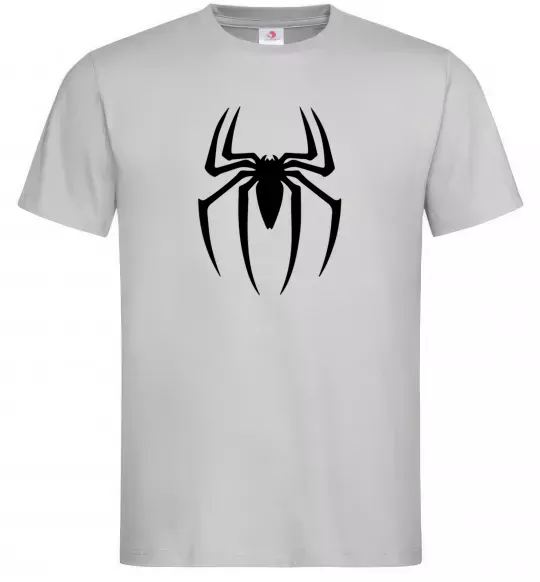 Чоловіча футболка Spiderman logo Сірий фото
