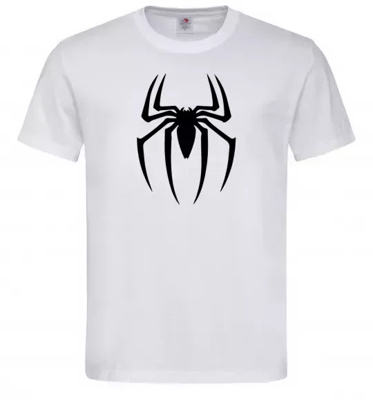 Чоловіча футболка Spiderman logo Білий фото