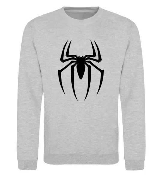Світшот Spiderman logo Сірий меланж фото